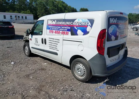 2015 Ram Promaster City Tradesman from USA, damaged, VIN ZFBERFAT4F6195228